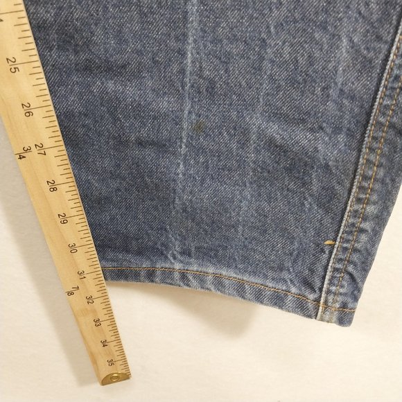 TECGEN FR Jeans Men 38x32 Blue Fire Flame Resistant 2112 Work Heavy Denim - Picture 12 of 14